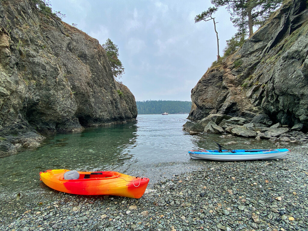 kayaking on Whidbey Island